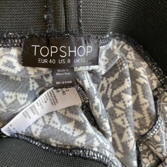 Navy Topshop Joggers - Picture 4 of 4